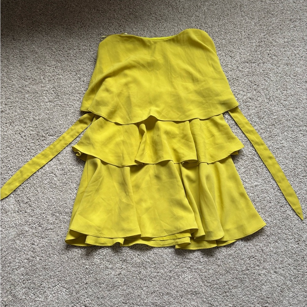 Endless Rose Ruffle Tiered Shift Dress Women's Large NWT Bright Fun